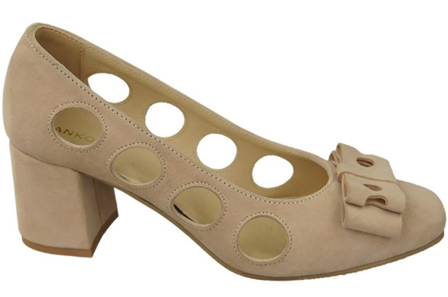 Women's shoes Pumps Natural leather suede 182 ElitaBut