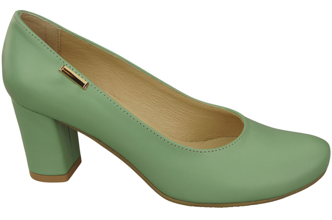 Footwear Classic Women's Natural Leather Almond Nose Dugout 201 ElitaBut