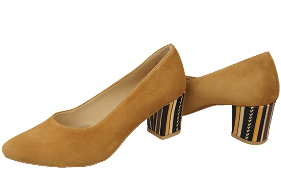 Women's footwear Women's pumps Suede leather 158 Z ElitaBut