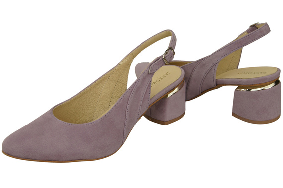 Women's Sandals in Natural Suede Leather - Elegance and Comfort 196 Z ElitaBut