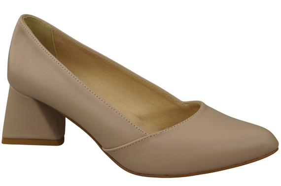 Women’s  Pumps Genuine Leather Pointed Toe Heel ElitaBut 221