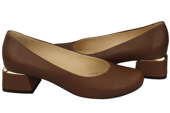 Women's shoes Pumps Natural leather 159 ElitaBut