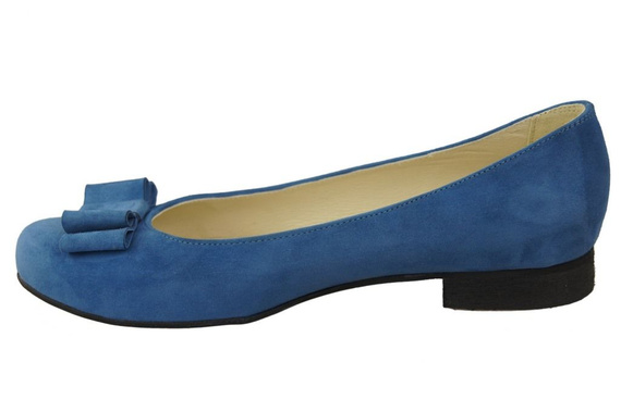 Women's Shoes Ballerinas natural leather Suede 126 ElitaBut