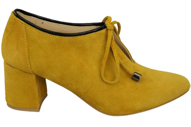 Women's shoes Low shoes Natural leather velor 183 ElitaBut