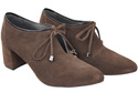 Women's shoes Low shoes Natural leather velor 183 ElitaBut