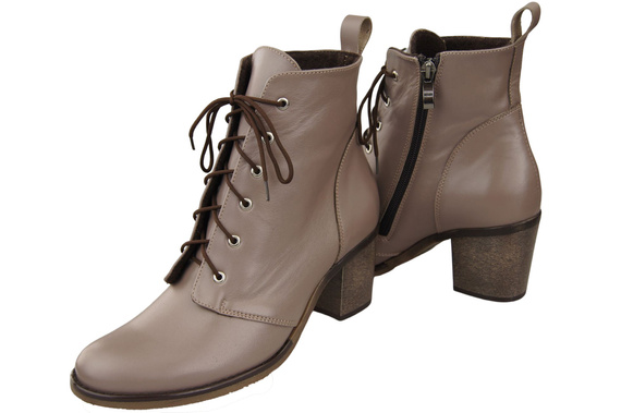 Shoes Boots for women Lace-up Winter natural leather 188 Z ElitaBut