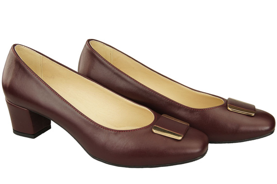 Women's shoes Pumps Natural leather 187 ElitaBut