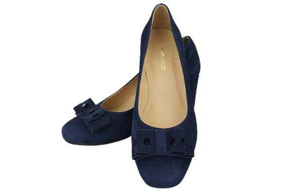 Women's shoes Pumps Natural leather suede 163 ElitaBut