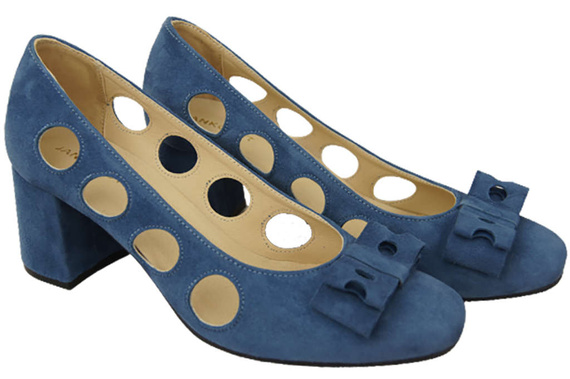 Women's shoes Pumps Natural leather suede 182 ElitaBut