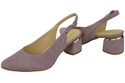 Women's Sandals in Natural Suede Leather - Elegance and Comfort 196 Z ElitaBut