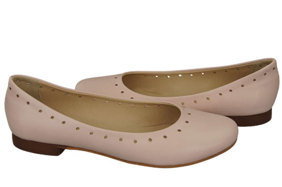 Women's Shoes Comfortable Ballerinas Natural Leather 162 ElitaBut