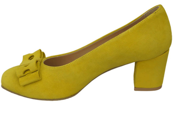 Women's shoes Pumps Natural leather suede 163 ElitaBut