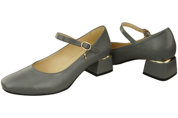 Women's shoes Pumps with a strap, natural leather 202 ElitaBut