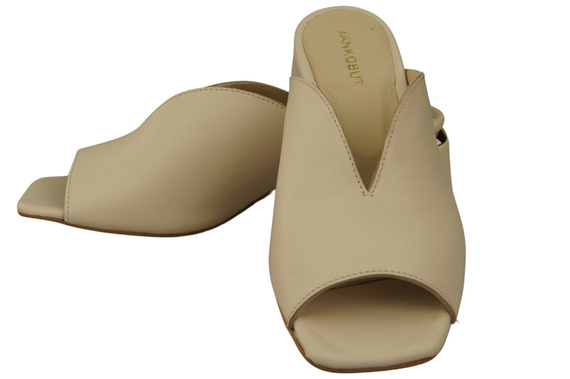Women's Shoes High-Heeled Flip-Flops Natural Leather 210 ElitaBut