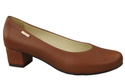 Obuwie Damskie Czółenka Skóra naturalna 116 Brąz ElitaBut