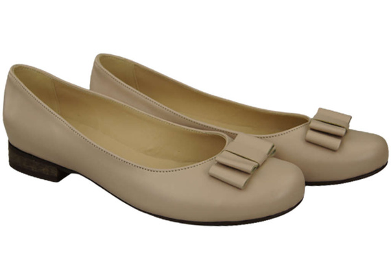 Women's Ballerinas Shoes Natural Leather 702 ElitaBut