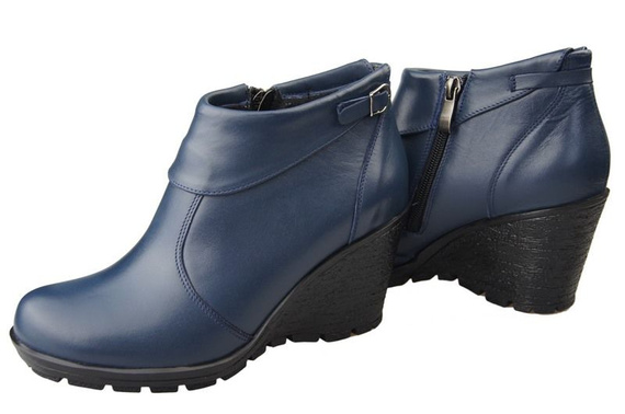 Shoes Boots for Women Wedge natural leather 739 ElitaBut