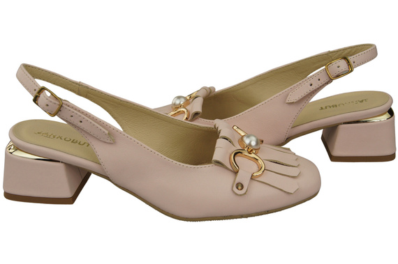 Women's Shoes Sandals Decorated with Fringes Natural Leather 208 ElitaBut