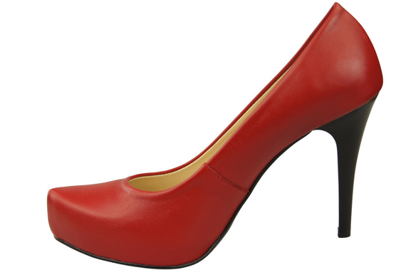 Women's shoes Pumps High heels natural leather 205 ElitaBut