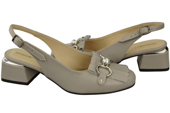 Women's Shoes Sandals Decorated with Fringes Natural Leather 208 ElitaBut