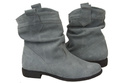 Shoes Women's boots Saszki Winter natural leather velor 117 Z ElitaBut