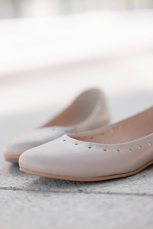 Women's Shoes Comfortable Ballerinas Natural Leather 162 ElitaBut