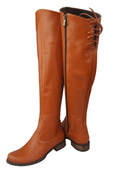 Shoes Boots Women Boots Over the knee boots Over the knee Natural Leather 121 ElitaBut