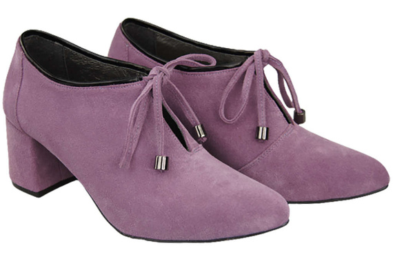 Women's shoes Low shoes Natural leather velor 183 ElitaBut