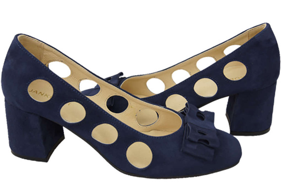 Women's shoes Pumps Natural leather suede 182 ElitaBut