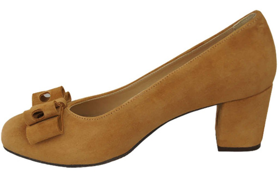 Women's shoes Pumps Natural leather suede 163 ElitaBut