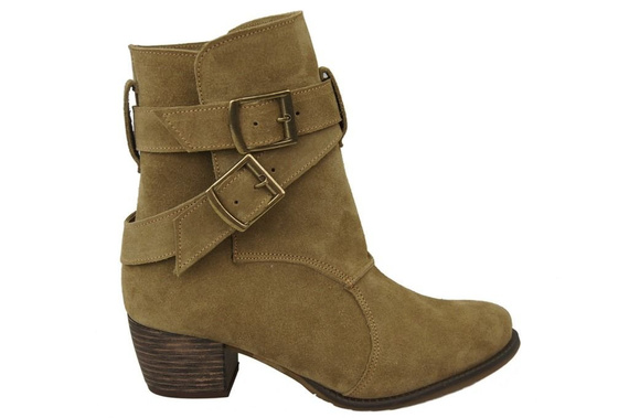 Shoes Women's boots Natural leather Velor 119 ElitaBut