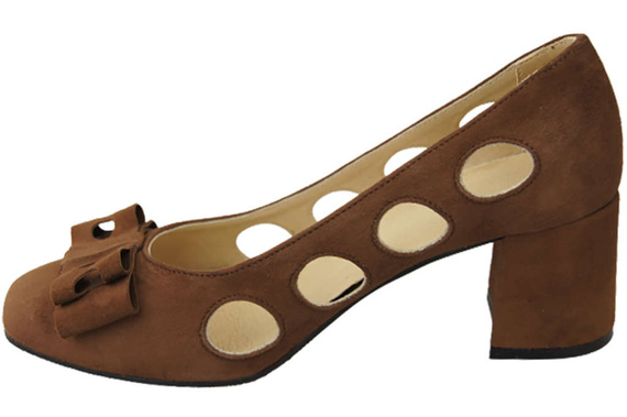 Women's shoes Pumps Natural leather suede 182 ElitaBut