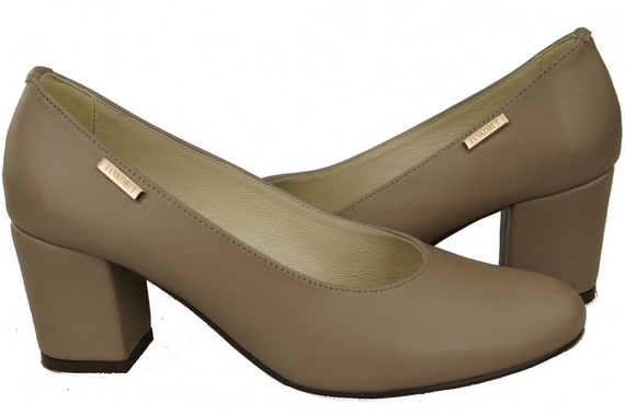 Women's Shoes Pumps Natural Grain Leather 125 ElitaBut