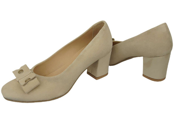 Women's shoes Pumps Natural leather suede 163 ElitaBut