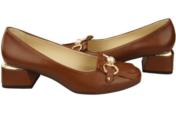 Women's shoes Pumps Natural leather 195 ElitaBut