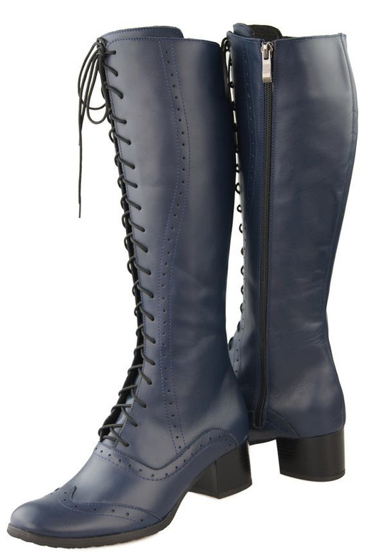 Shoes Women's boots Lace-up natural leather 595 ElitaBut