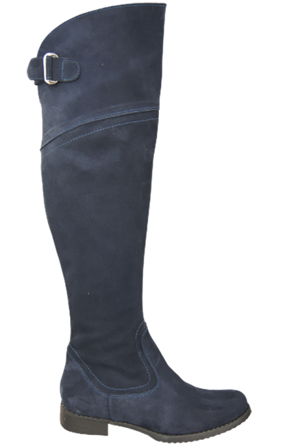 Shoes Boots Women Boots Over-the-knee boots Over-the-knee natural leather Velor 154 ElitaBut
