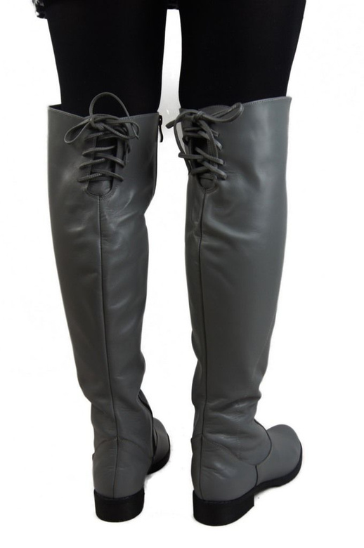 Shoes Boots Women Boots Over the knee boots Over the knee Natural Leather 121 ElitaBut