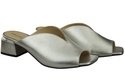 Women's Shoes High-Heeled Flip-Flops Natural Leather 210 ElitaBut