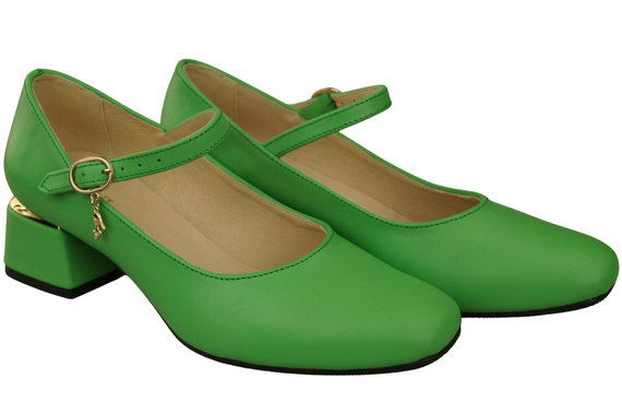 Women's shoes Pumps with a strap, natural leather 202 ElitaBut