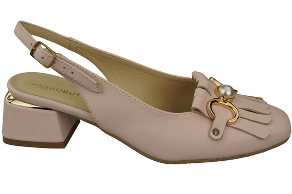 Women's Shoes Sandals Decorated with Fringes Natural Leather 208 ElitaBut