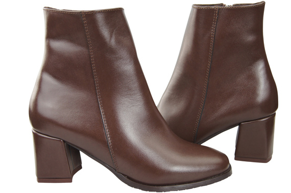 Women's Black Winter Ankle Boots Genuine Leather 214 From ElitaBut