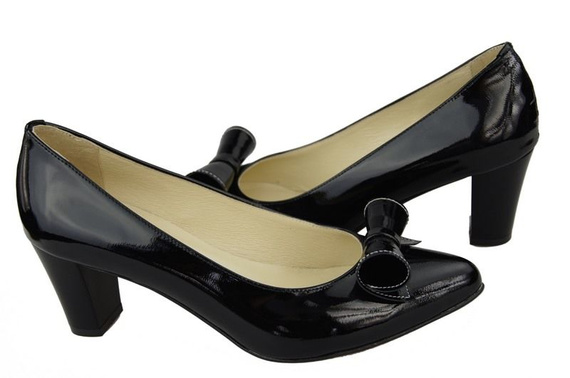 Women's shoes Pumps natural leather Lacquer 975 ElitaBut