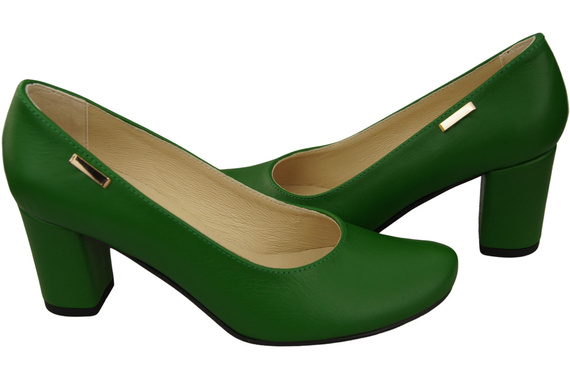 Footwear Classic Women's Natural Leather Almond Nose Dugout 201 ElitaBut