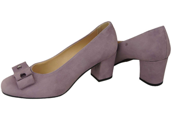 Women's shoes Pumps Natural leather suede 163 ElitaBut