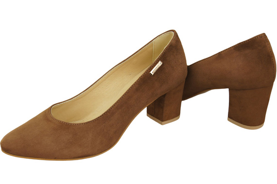 Women's Shoes Pumps Natural Leather Suede 106 ElitaBut