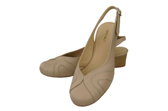 Footwear Women Sandals natural leather 842 ElitaBut