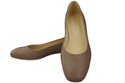 Comfortable Women's Shoes Flat Pumps, Natural Leather 204 ElitaBut