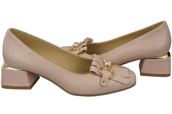 Women's shoes Pumps Natural leather 195 ElitaBut