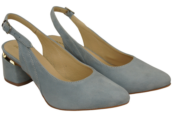 Women's Sandals in Natural Suede Leather - Elegance and Comfort 196 Z ElitaBut